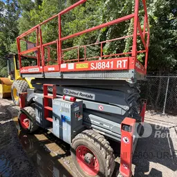 2018 Skyjack SJ8841RT Rough Terrain Scissor Lift